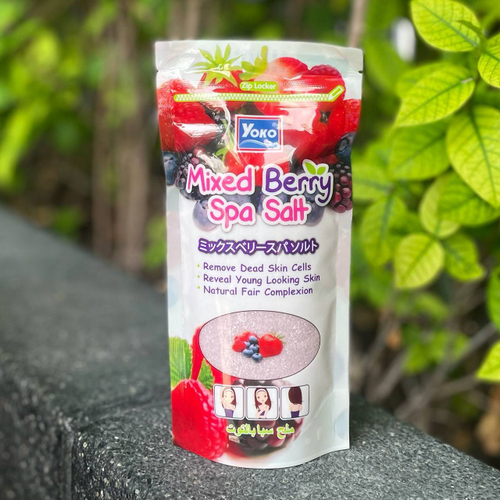 Солевой скраб для тела Ягодный микс Mixed Berry Spa Salt Yoko