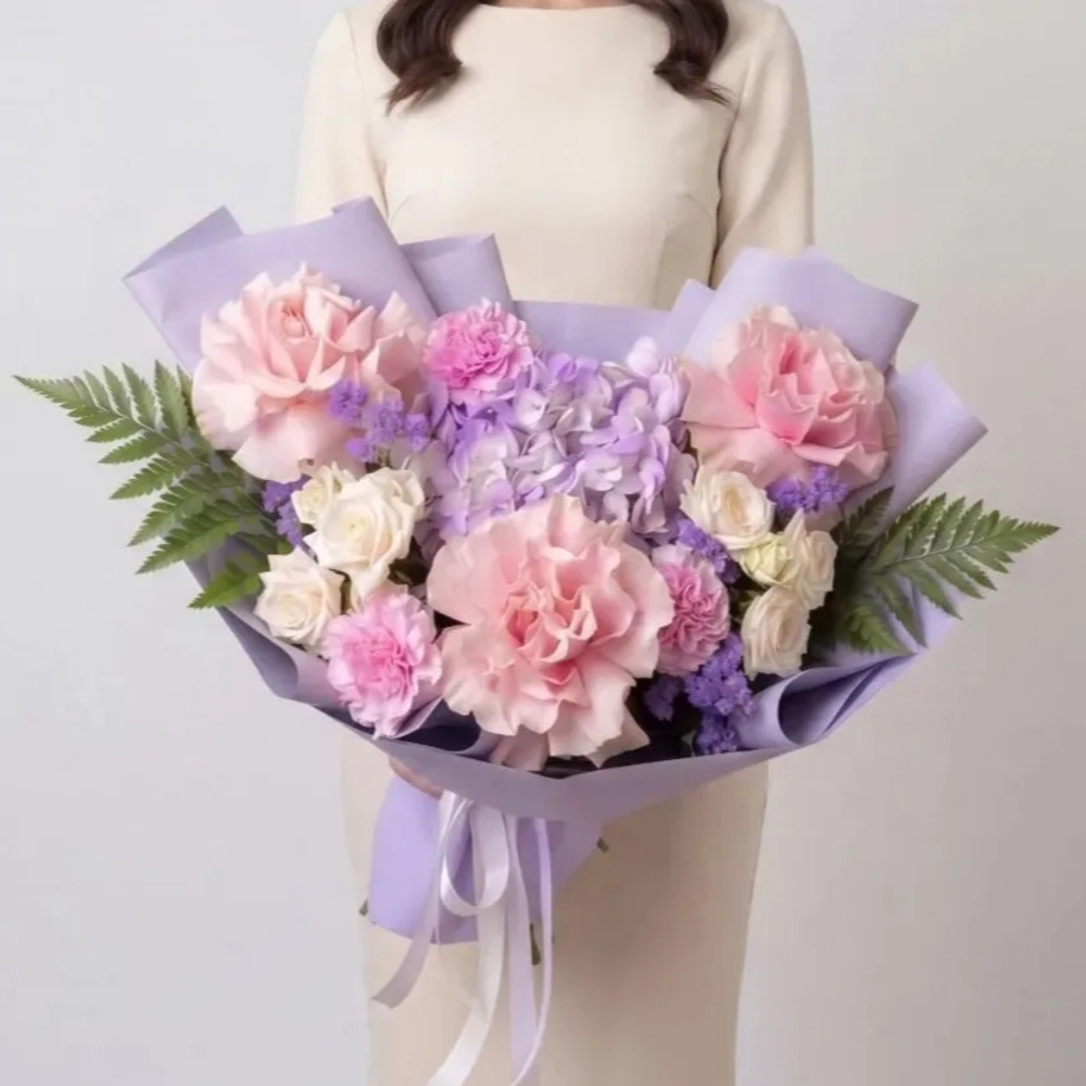 Авторский букет «Лавандовый мир»