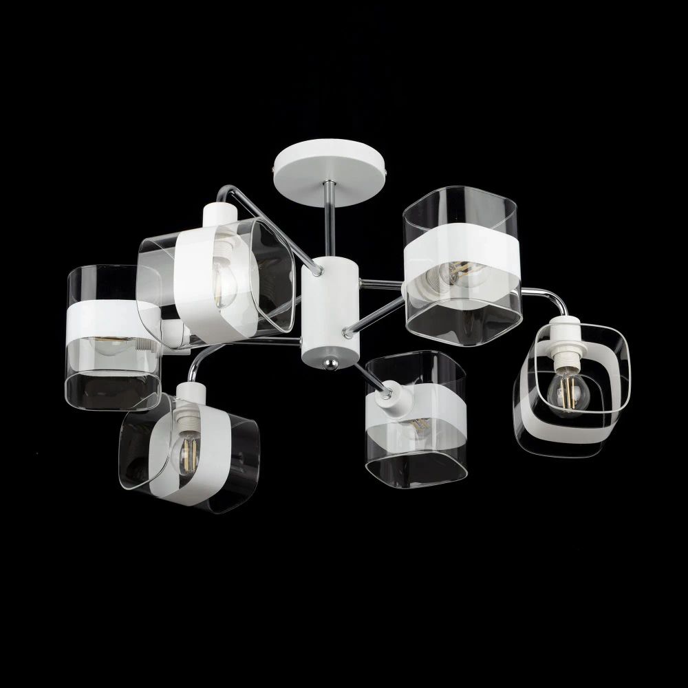 Citilux Бертон CL140160 Люстра потолочная Белая