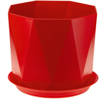 Кашпо ПРИЗМА D220мм 4,7л с поддоном М3139