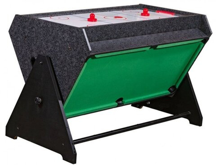 Стол-трансформер «Vortex 3-in-1» (3 игры: аэрохоккей, футбол, бильярд, 127 х 78.7 х 86.4 см, серый)