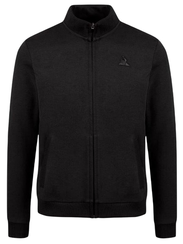 Мужская теннисная кофта Le Coq Sportif ESS T/T FZ Sweat No.1 M - черный
