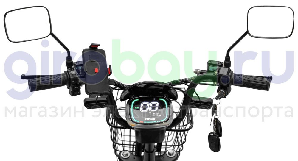 Электровелосипед GT U3 1000W (60V/30Ah) железофосфат - Серый фото №9