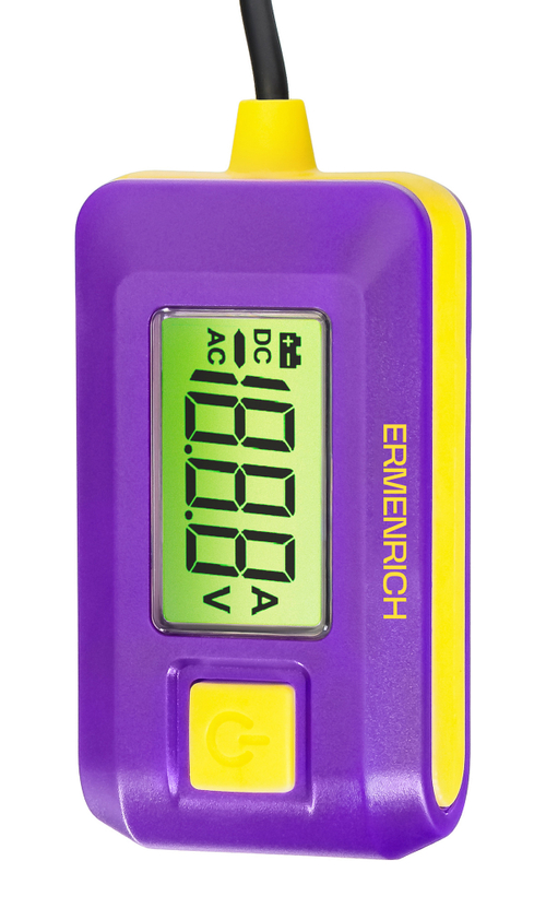 Тестер автомобильный Ermenrich Zing CT30, фиолетовый