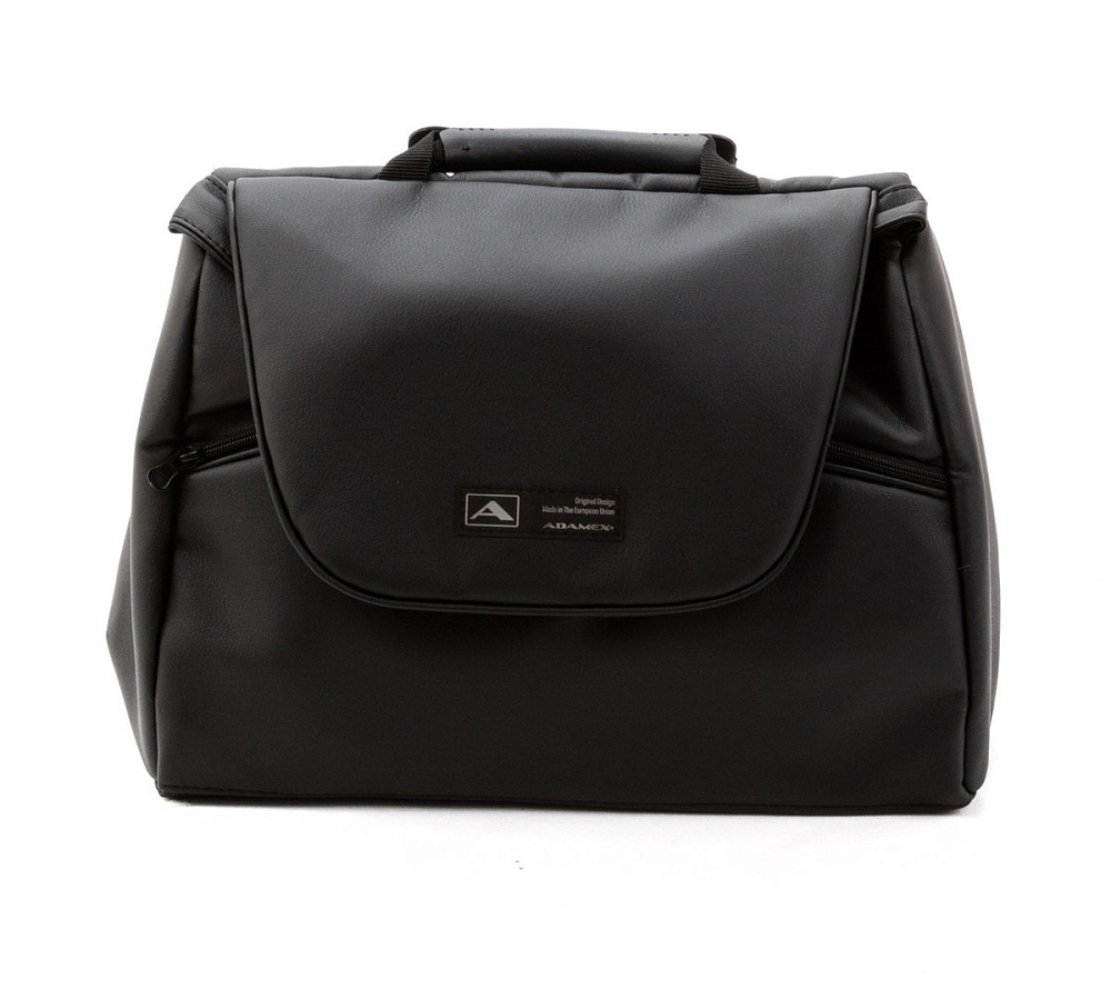 Детская коляска Adamex Nola Deluxe 3 в 1 N-SD103 (СЕРО-ЗЕЛ. КОЖА + ЧЕРН.КОЖА)