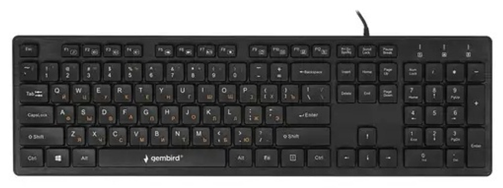 Клавиатура Gembird KB-8360U черный