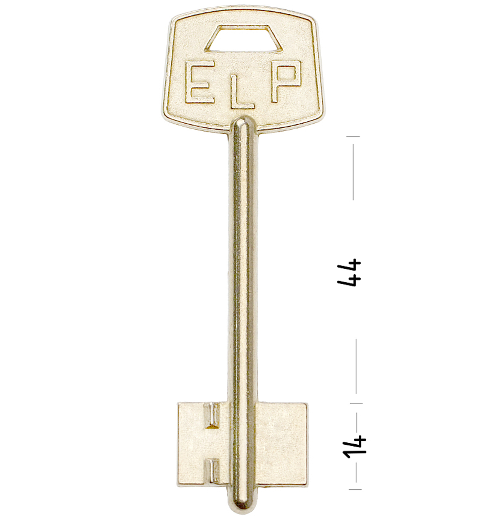 Заготовка сувальдного ключа 14211 ELP1D (желтый)