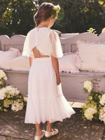 Топ и юбка в комплекте для девочки Next E58-302, Белый