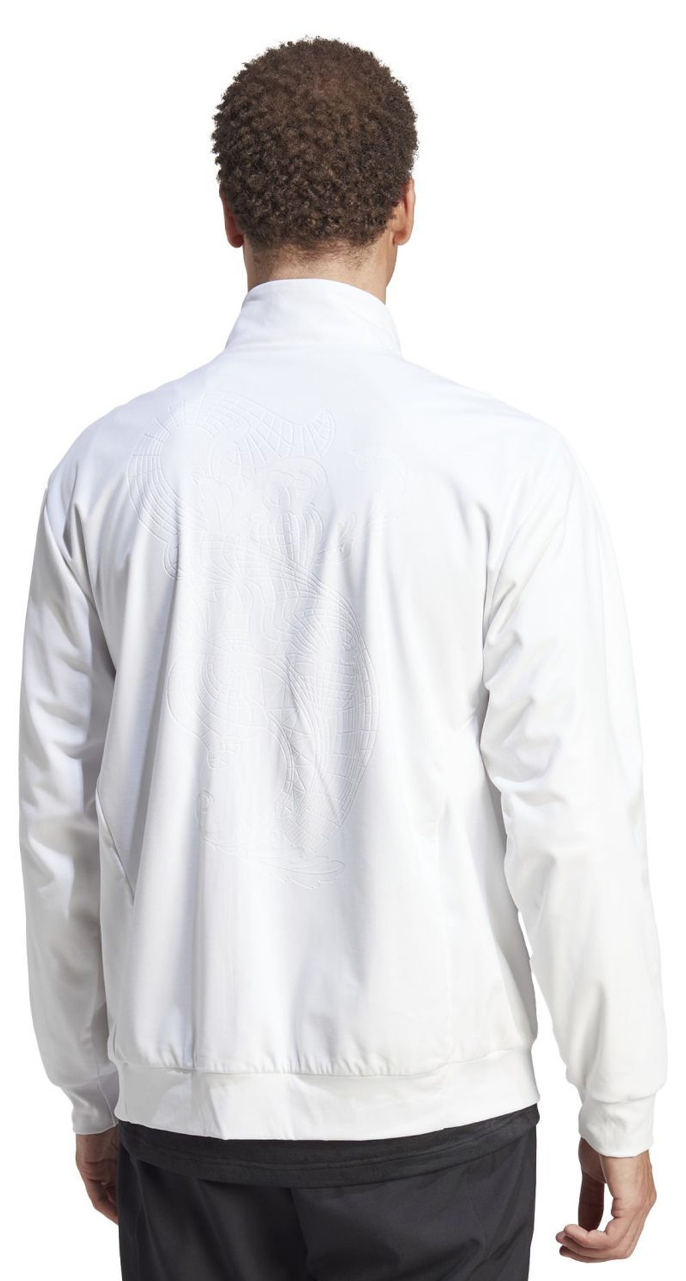 Мужская теннисная кофта Adidas Vel Jacket Pro - white