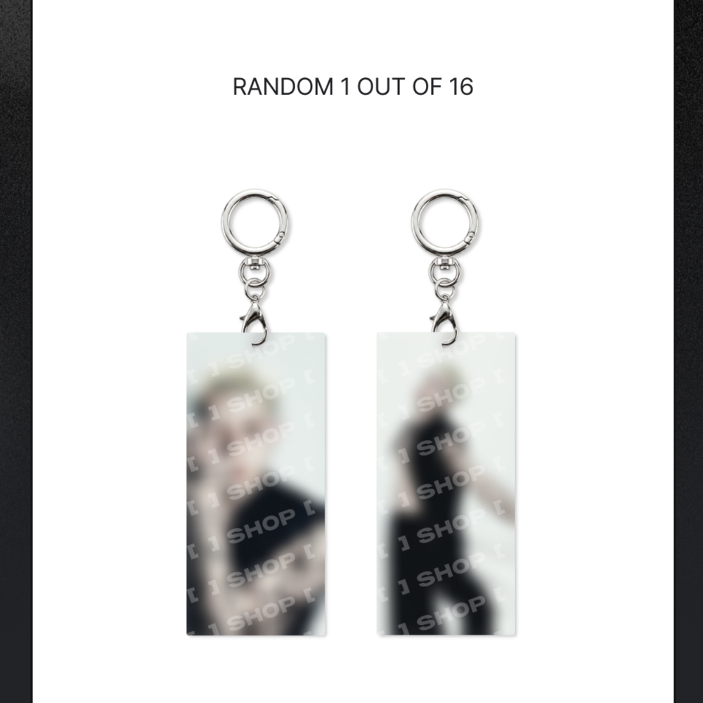 Мерч Stray Kids SECRET ACRYLIC KEYRING - RUN IT (брелок)