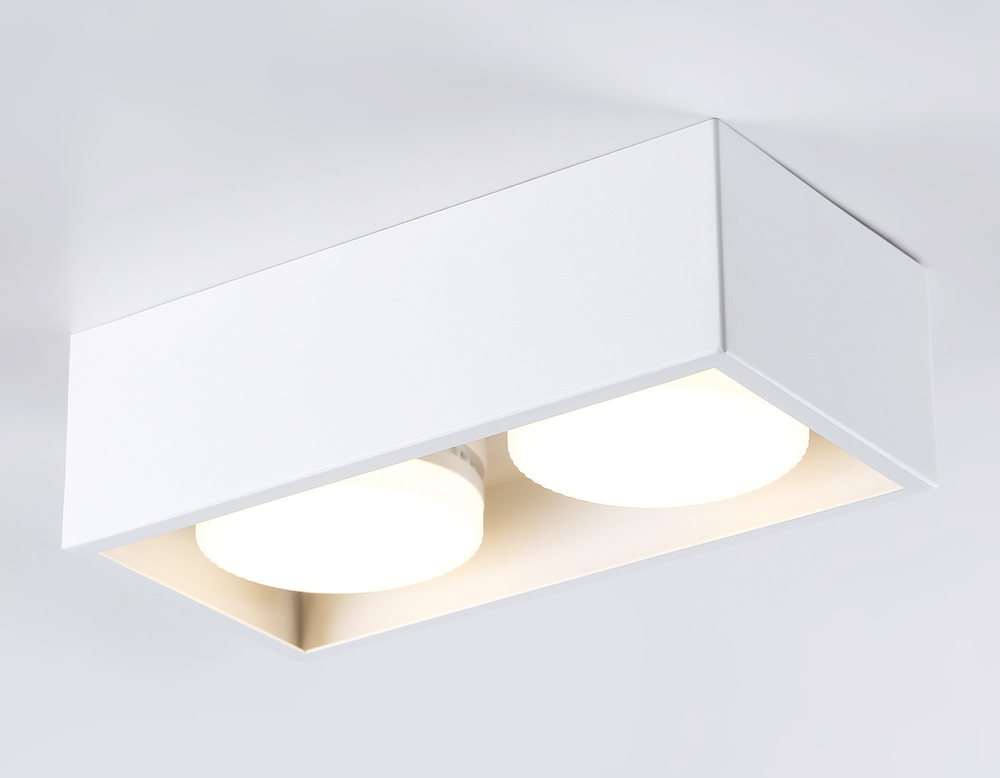 Светильник накладной TN70828/2 WH белый GX53/2 max 12W 200*100*60