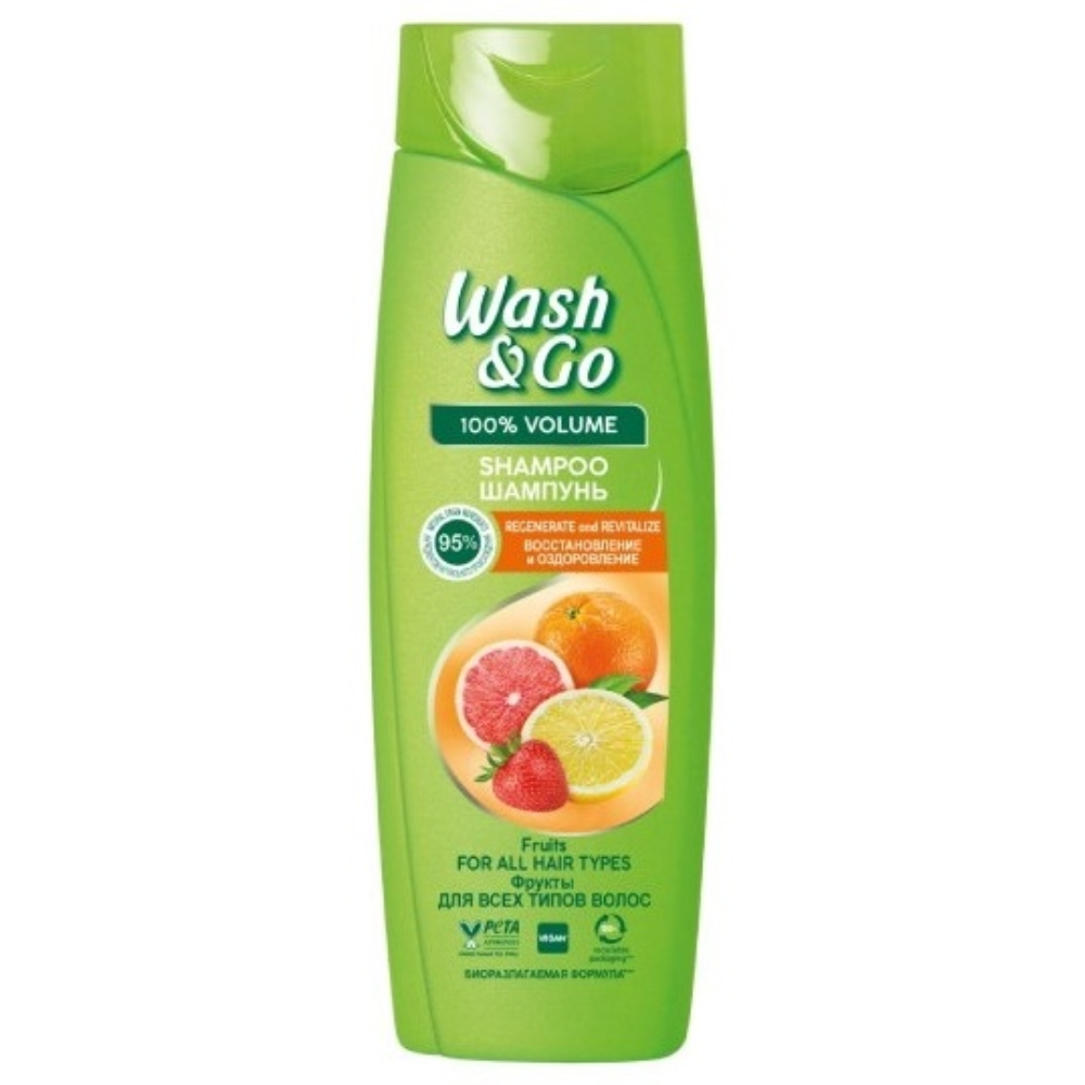 Шампунь Wash&Go Восстановление и оздоровление 180 мл