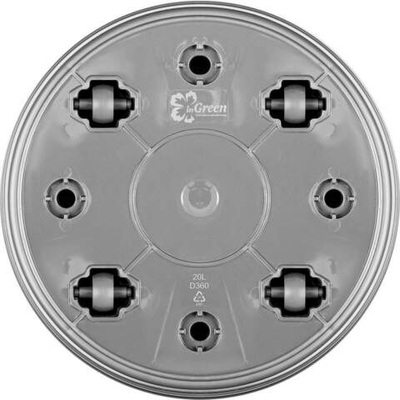 Горшок цветочный Villa de Fiori 20л D360мм, фиксированный поддон, на колесиках, утренний туман