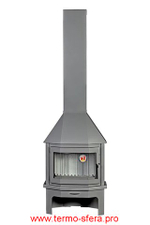 Камин МЮНХЕН ПРИСТЕННО-УГЛОВОЙ графит