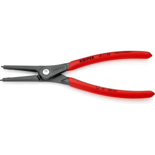 Прецизионные щипцы для стопорных колец черненая 225 мм Knipex 49 11 A3 SB