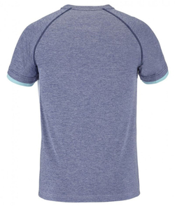 Футболка для мальчика теннисная Babolat Play Crew Neck Tee Boy - white/blue heather