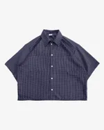 Рубашка БИЧ Укороченная Синий