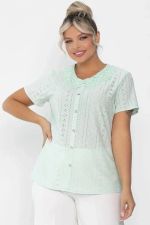Блуза Петуния (светло-зеленая) Б13978-20М LT Collection