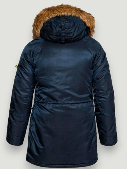 Куртка Аляска Женская - Alpha N-3B W Parka (синий/оранж - r.blue/orange)