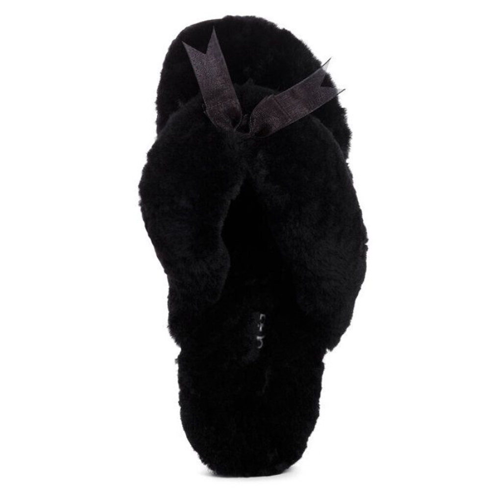Ugg Fluff Flip Flop II — Black