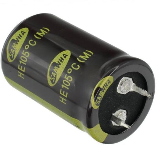 Конденсатор электролитический 220мкФ 450в 105°С HE / 25х40 / Samwha