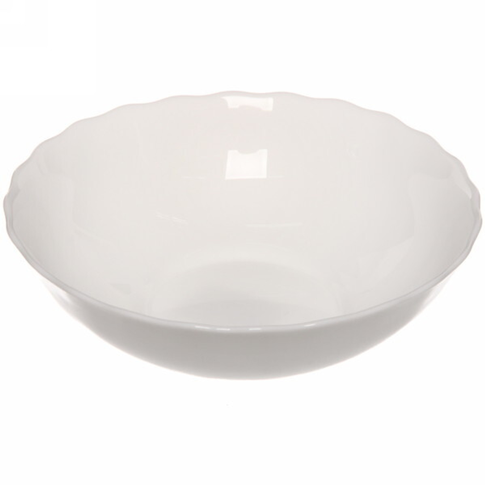 Салатник «White magic» 1000мл стеклокерамика 17,5*5,6см Ромашка