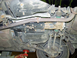 Защита редуктора (2,5 мм, сталь) для Subaru Forester 2002-2008 (V = 2.0; 2.5), Subaru Impreza 2003-2008 (V = 1.6; 1.8; 2.0; 2.5) Sheriff.22.0568