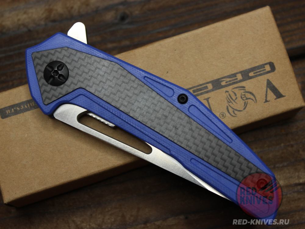 Компактный складной нож VN "BEETLE" K360D2 c клинком из стали D2, рукоять G10