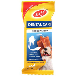 TiTBiT Жевательный снек Dental Care для собак мелких пород, Говядина