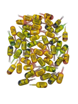 Желе в мини бутылках с фруктовым вкусом , 50шт