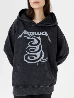 Худи PARABOLA Metallica оверсайз варенка для мужчин и женщин