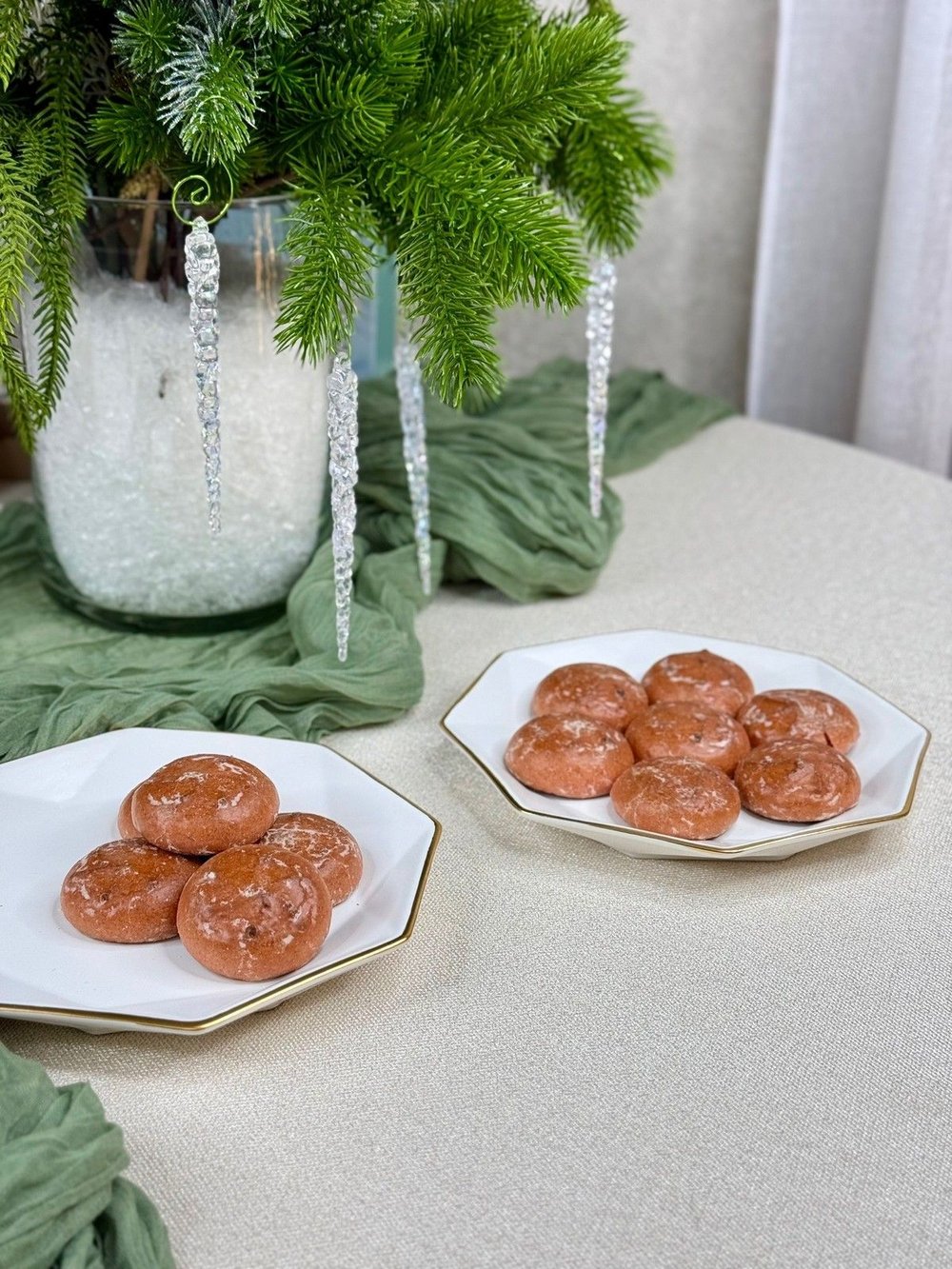 Мини пряники с малиновой начинкой 300гр