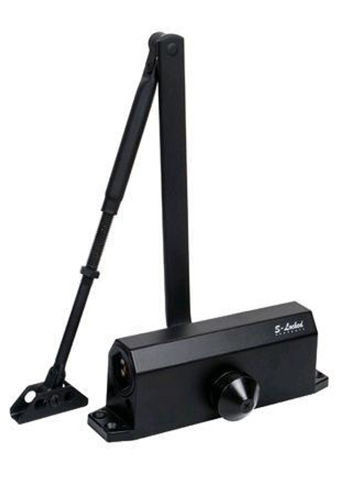 Доводчик дверной S-Locked  DZ-80-100  Черный   (до 100кг)   / 121702