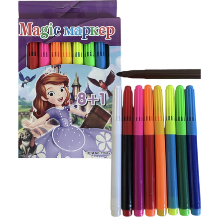 Маркеры Magic 8+1 шт