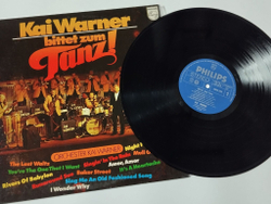 Винтажная виниловая пластинка LP Kai Warner Bittet Zum Tanz (Germany 1978)