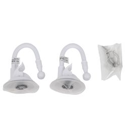 UFP-M01R-150 WHITE POLYBAG SET2 Подставка для светильника ULI-P. на присоске. длина трубки 150мм. Набор из 2шт. Белая. TM ФитоЛето