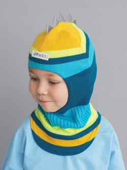 Шлем весенний/осенний вязаный (Галактика) ОРЕО