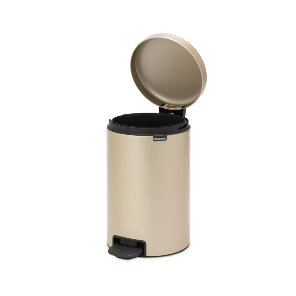 Brabantia - NewIcon Контейнер для мусора Gold Metalic, 12 л. / артикул   304446  / GTIN 8710755304446