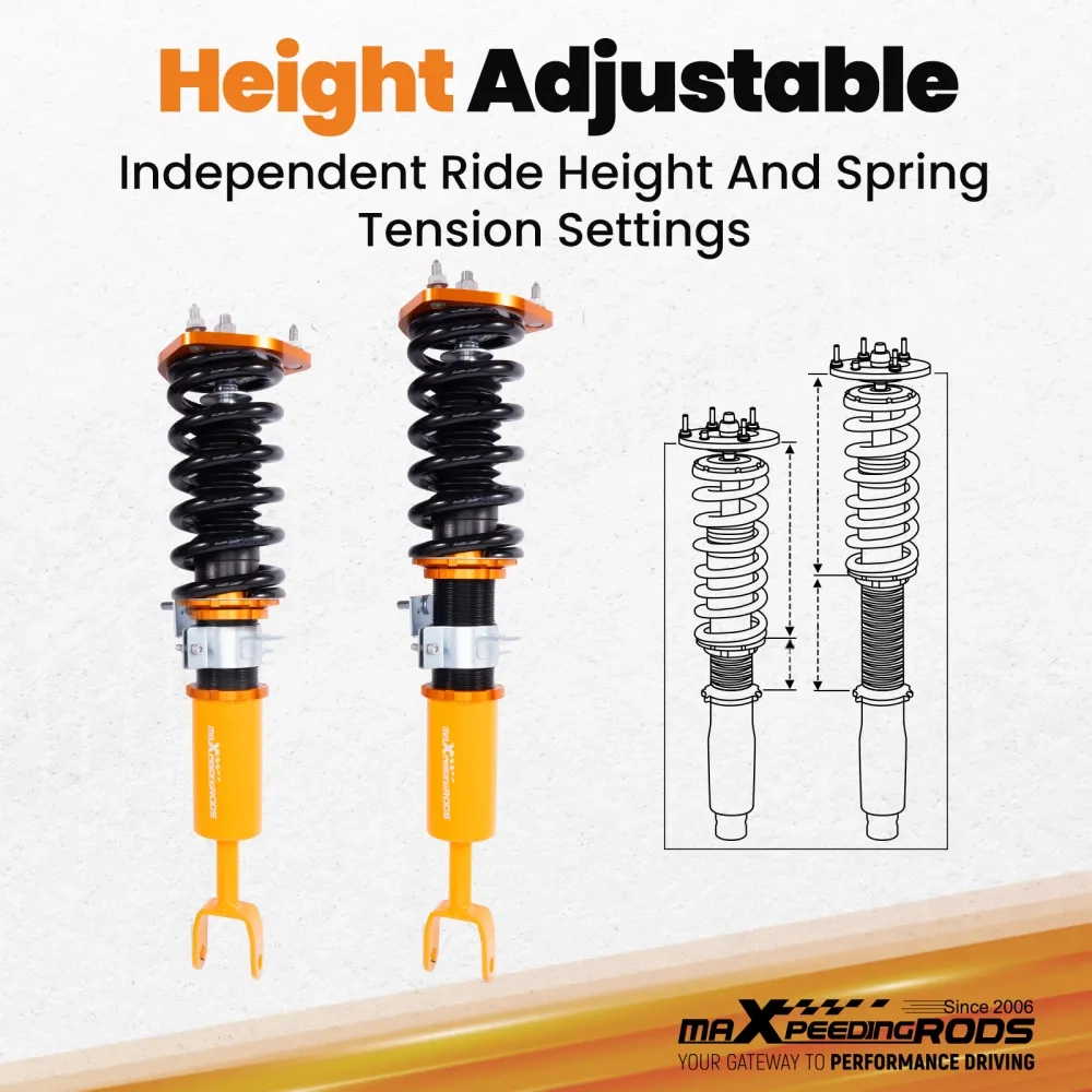 Coilovers Lowering Suspension Kit подходит для автомобиля NISSAN 350Z 03-08 / Compatible for INFINITI G35 03-07