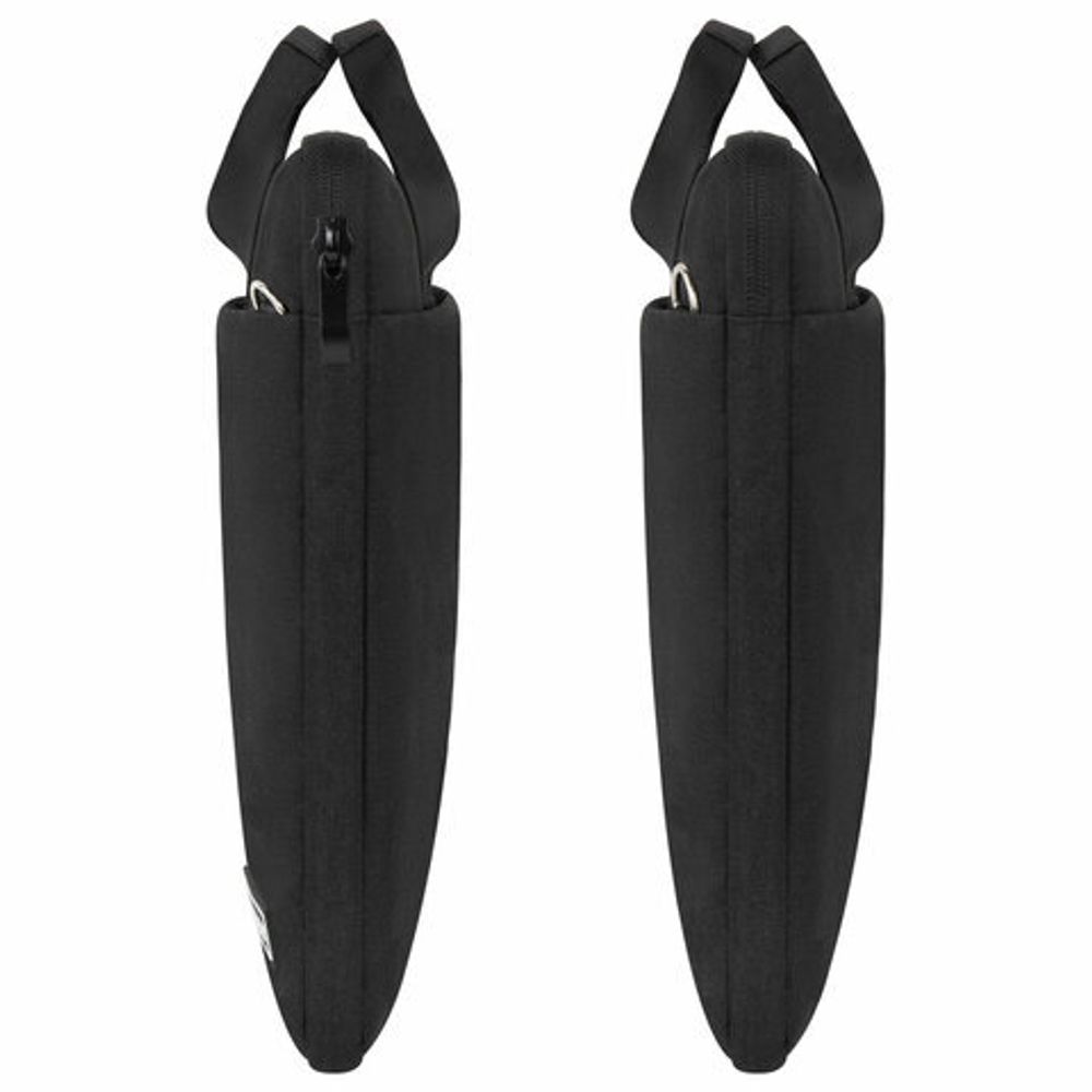 Сумка портфель HEIKKI PROFITABLE (ХЕЙКИ) с отделением для ноутбука 14", 2 кармана, черная, 26х36х3 см, 272598