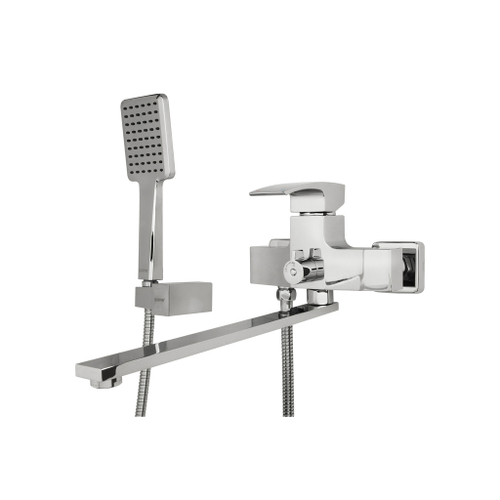 Смеситель для ванны и раковины 35к G2207 GAPPO див корп L-нос, ХРОМ