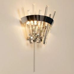 Citilux Вестерос CL307310 Бра хрустальное с выключателем Хром