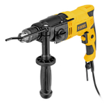 Дрель ударная IDD-1050-2, 1050Вт, 0-1200/0-3200 об/мин, 0-19200/0-51200 уд/мин, 2 скор.// Denzel