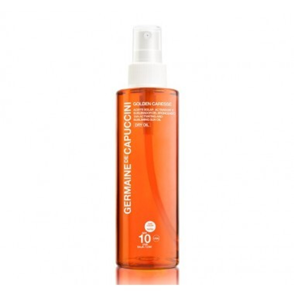 GERMAINE DE CAPUCCINI Golden Caresse Tan Activ.&Sublim.Sun Oil SPF10
