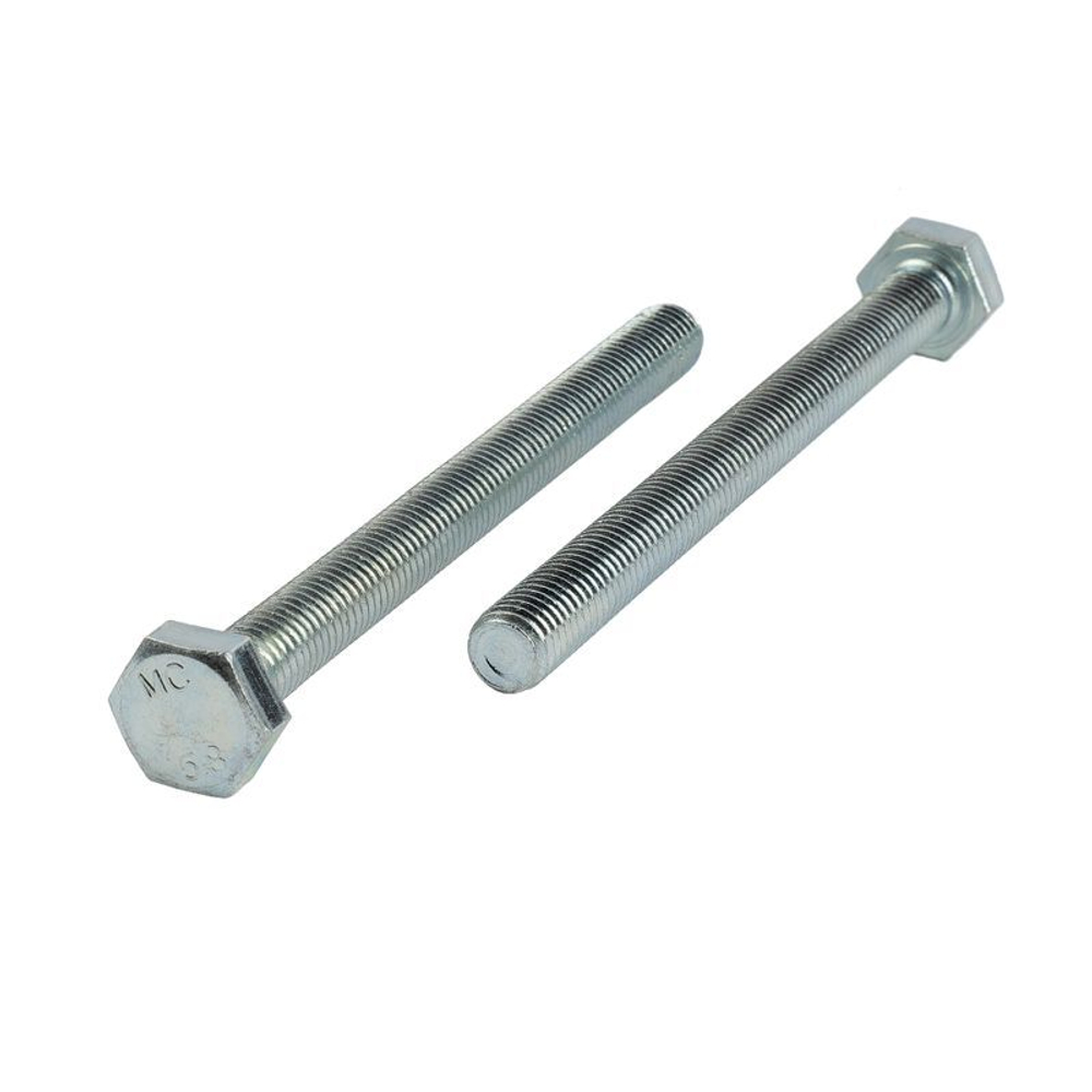 Болт М10х120 мм с шестигранной головкой DIN 933 кл 5,8