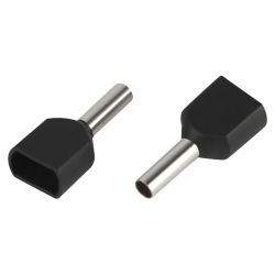 Наконечник-гильза ЭРА NO-225-101 двойной НШвИ 1.5-8 с изолированным фланцем упаковка 50 шт