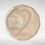 Czech Republic, 2 Koruny, 2012, VF