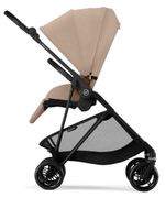 Прогулочная коляска Cybex Melio Carbon New Almond Beige с дождевиком