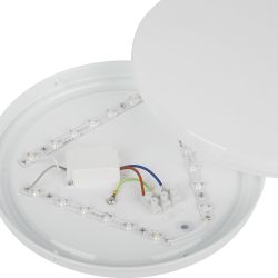 Светильник потолочный светодиодный ЭРА Классик без ДУ SPB-6 WH 24W-4K Slim Night SKY | Светильники SPB-6 без ДУ