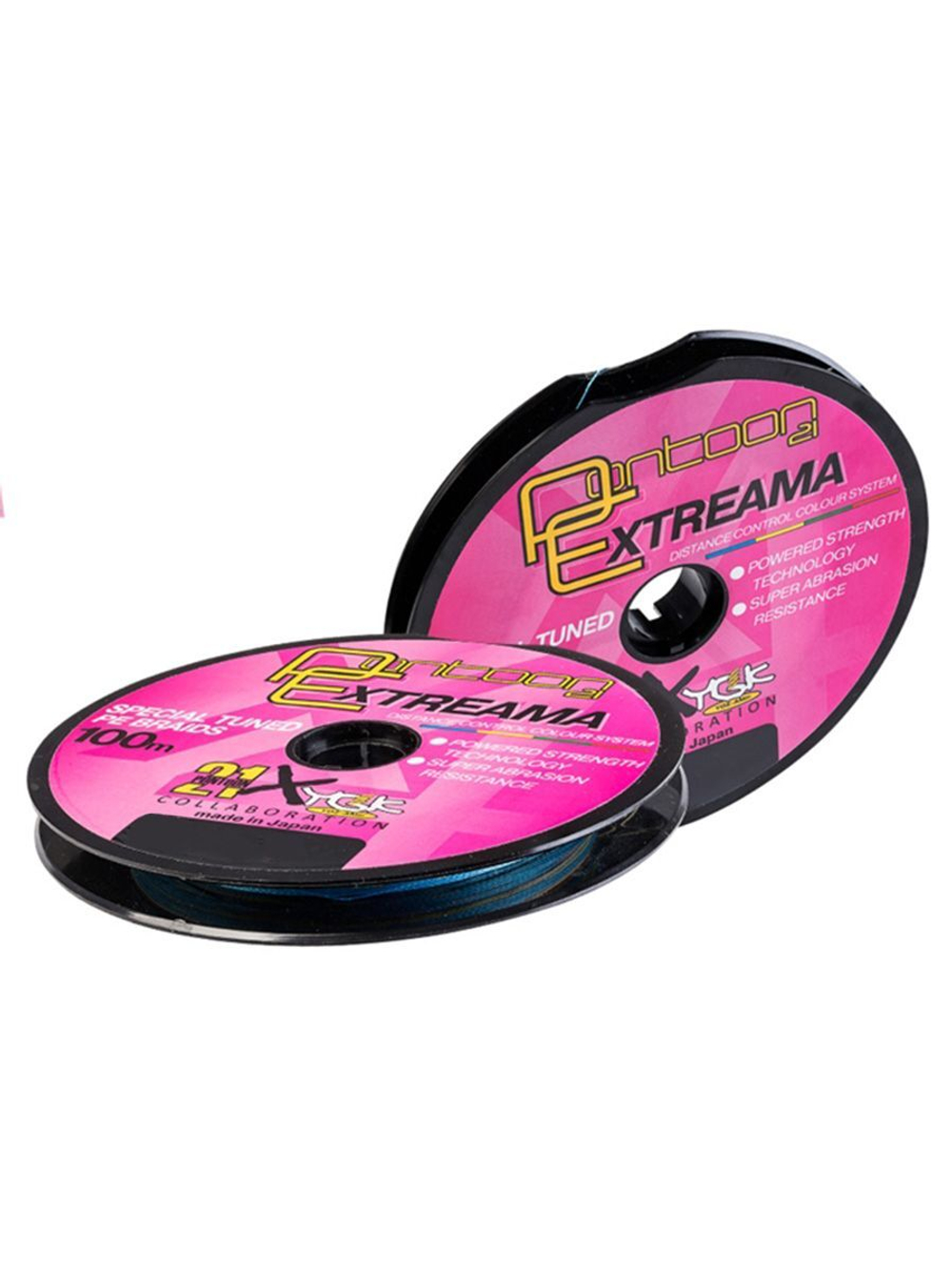Плетеный шнур для рыбалки Pontoon21 Extreama 0,37мм (разноцветный), размотка - 1 шт 100м, разрывная нагрузка(кг) 27,2, нитей 4